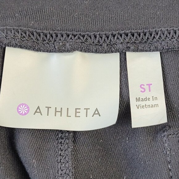 Athleta Woman’s black sweatpants size ST - Picture 9 of 11